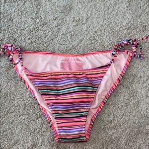 Victoria Secret cinched tie bikini bottoms.
